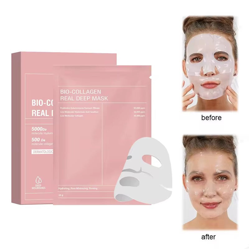 Masque Visage Anti-Âge au Collagène