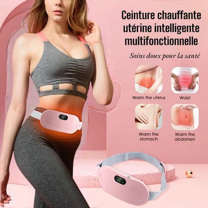 Ceinture de Massage Chauffante – Soulage les Douleurs Menstruelles et Musculaires Instantanément