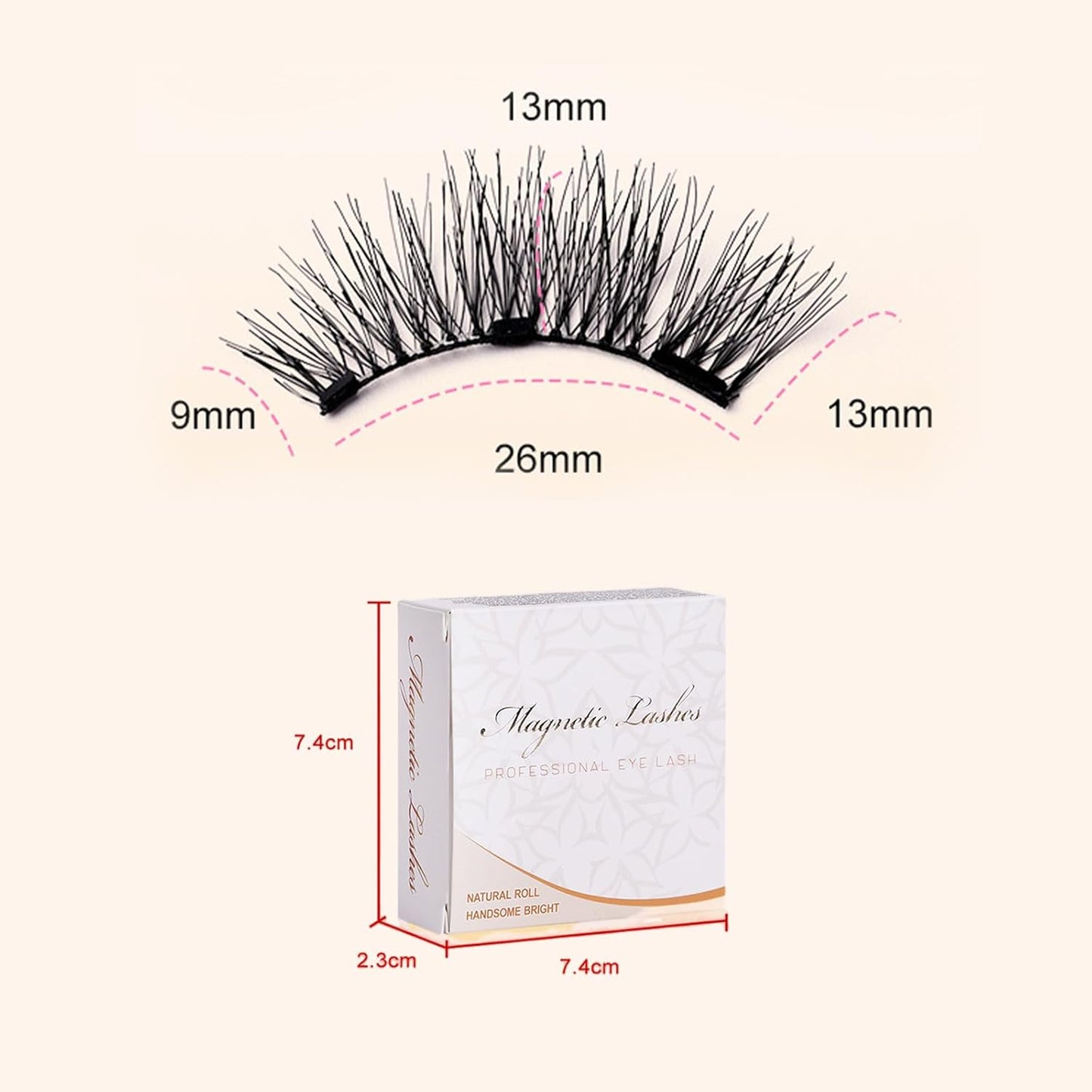 Ensemble de Cils Magnétiques Naturel & Réutilisable