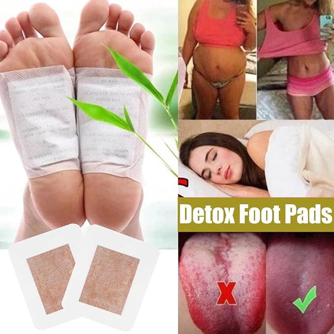 10 Pièces Détox pour les Pieds Patchs à ingrédients naturels