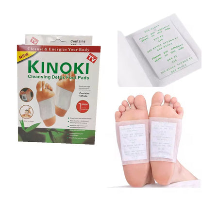 10 Pièces Détox pour les Pieds Patchs à ingrédients naturels