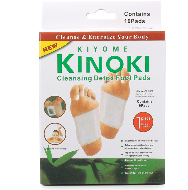 10 Pièces Détox pour les Pieds Patchs à ingrédients naturels