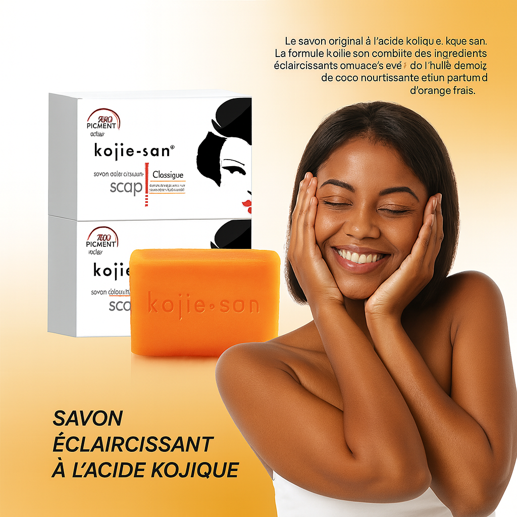 Pack de 3 Savons Éclaircissant à l’Acide Kojie