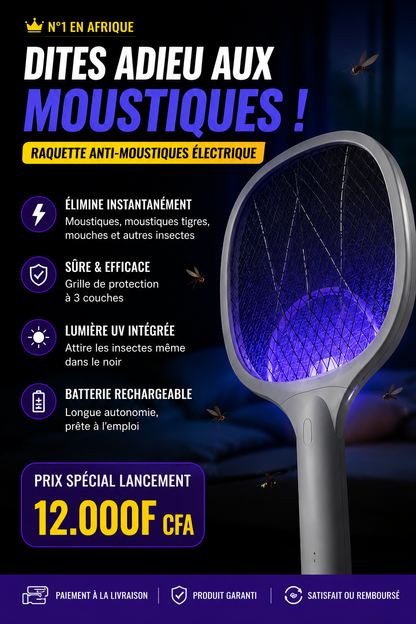 Raquette Electrique - Anti moustiques