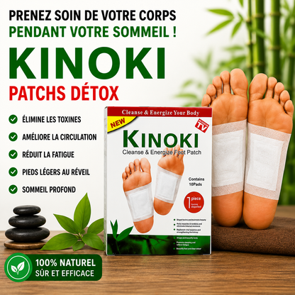10 Patchs naturels pour soulager les douleurs et odeurs désagréables.