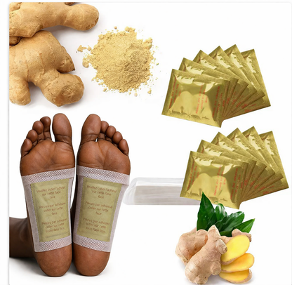 10 Pièces Détox pour les Pieds Patchs à ingrédients naturels