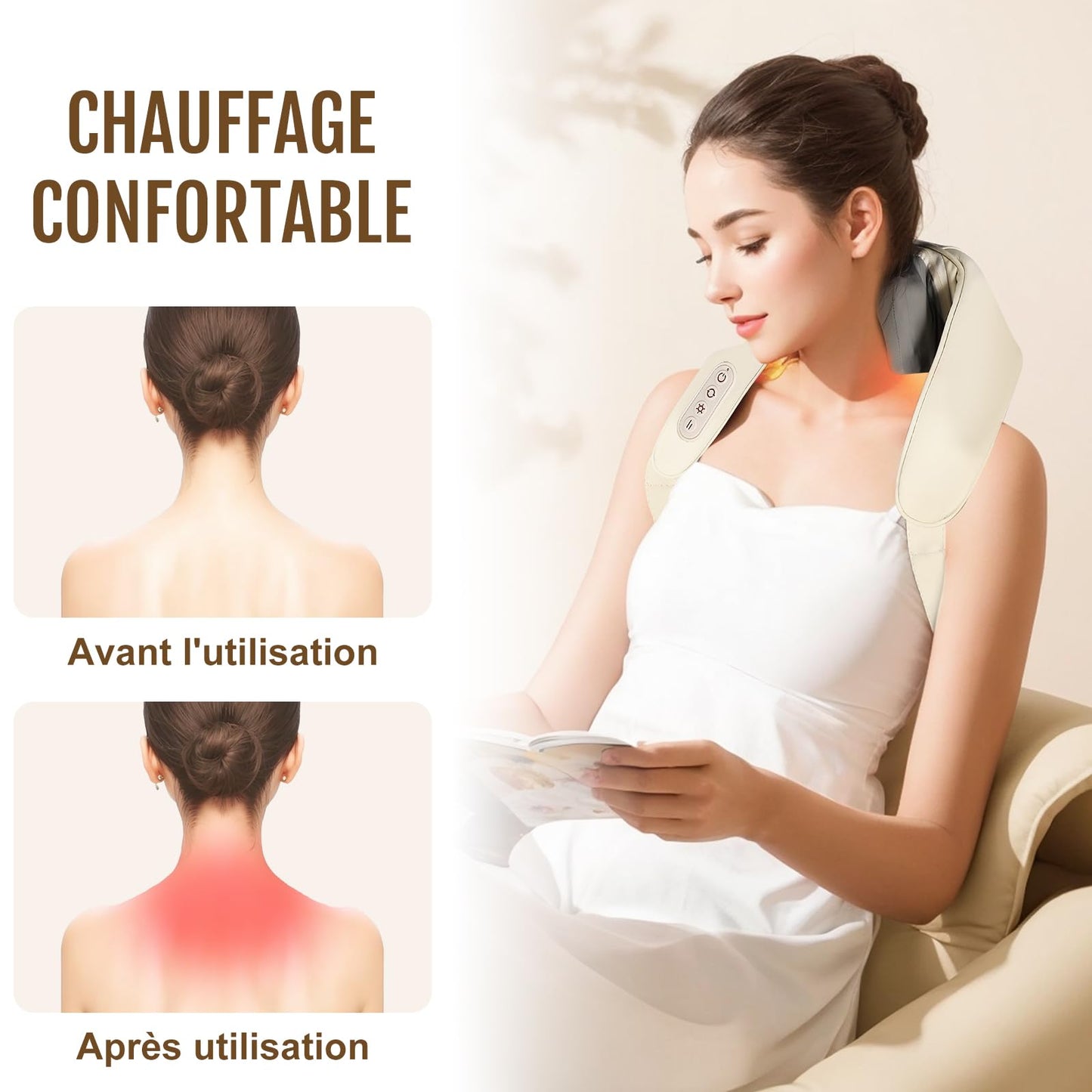 Appareil de Massage pour le Cou et les Épaules
