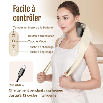 Appareil de Massage pour le Cou et les Épaules