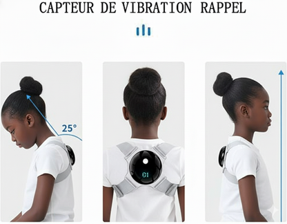 Correcteur de Posture Confortable  avec Capteur Intelligent