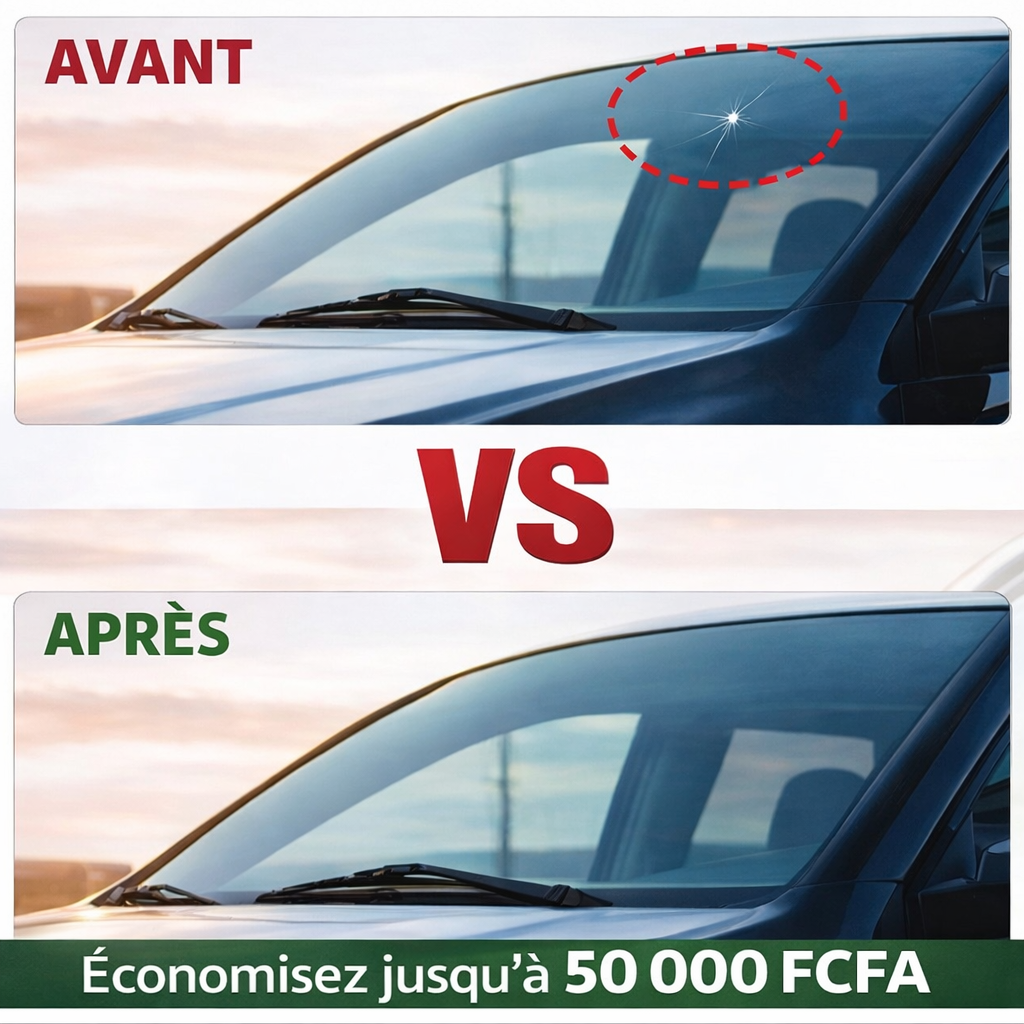 Réparez votre pare-brise en 10 minutes sans dépenser 50 000 FCFA !