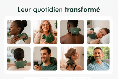 Collage avec personnes africaines utilisant le produit