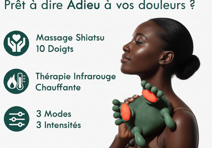 Masseur Cervical Intelligent 4D Soulagez Vos Douleurs en 10 Minutes
