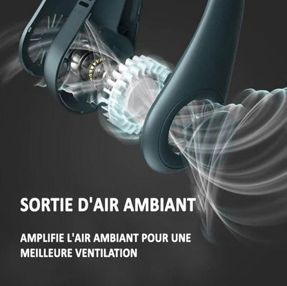 VENTILATEUR DE COU MAINS LIBRES
