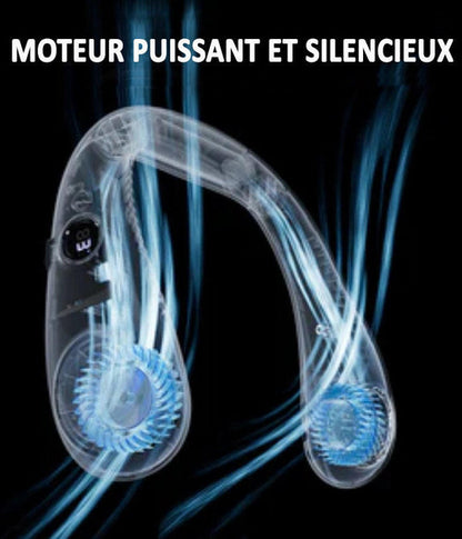 VENTILATEUR DE COU MAINS LIBRES